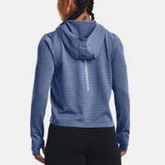 Brand New Women's Under Armor Lightweight Purple Hooded Sweatshirt - Picture 3 of 14